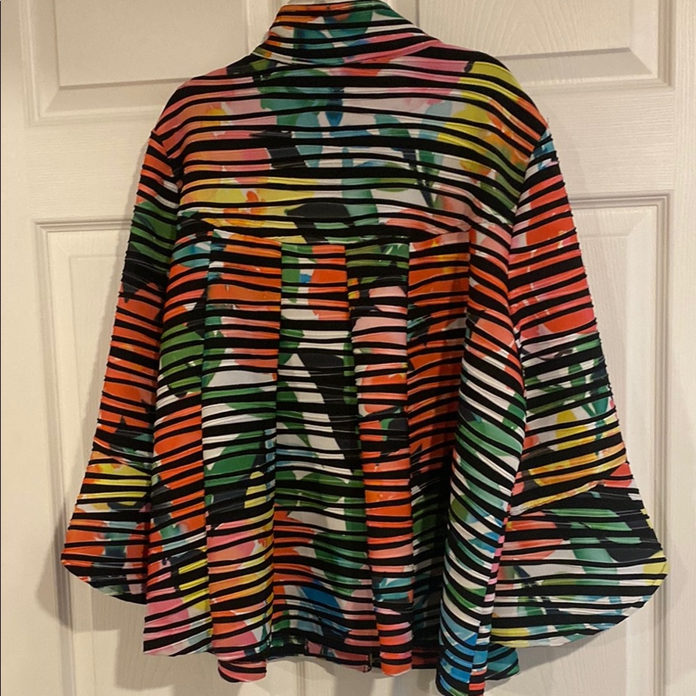 Joseph Ribkoff Multicolor Striped Jacket - Picture 3 of 3